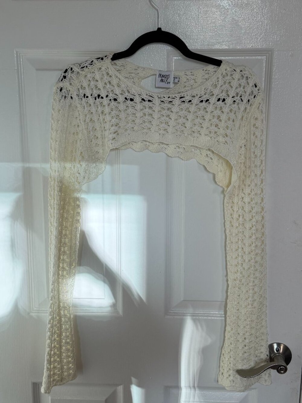 Princess Polly Knit Bolero - White